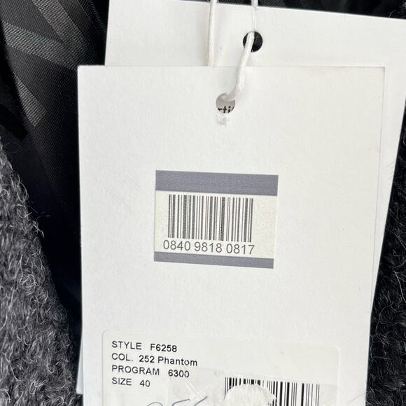 GANNI Boucle Wool Blend Wrap Coat - Picture 9 of 12